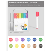 Let's Paint Washable Markers 12 pack