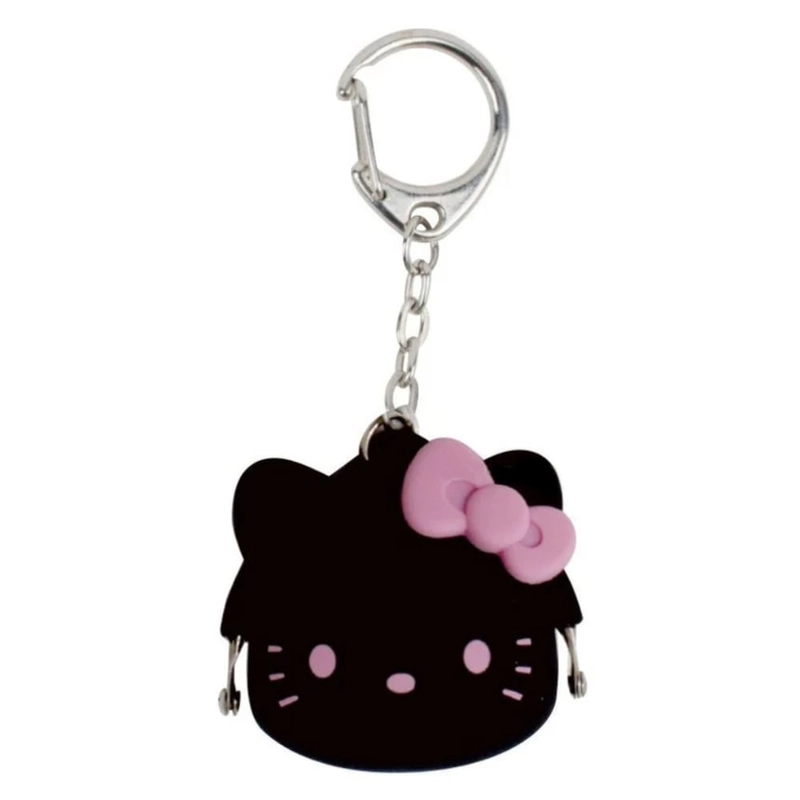 Mini Pochi Hello Kitty Pouch Keyring - Black