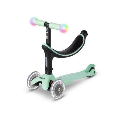 Micro Mini2Grow Deluxe Magic LED Scooter - Mint