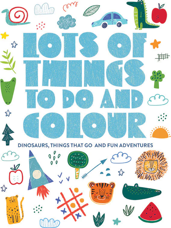 Lots of Things to Do and Colour - Blue