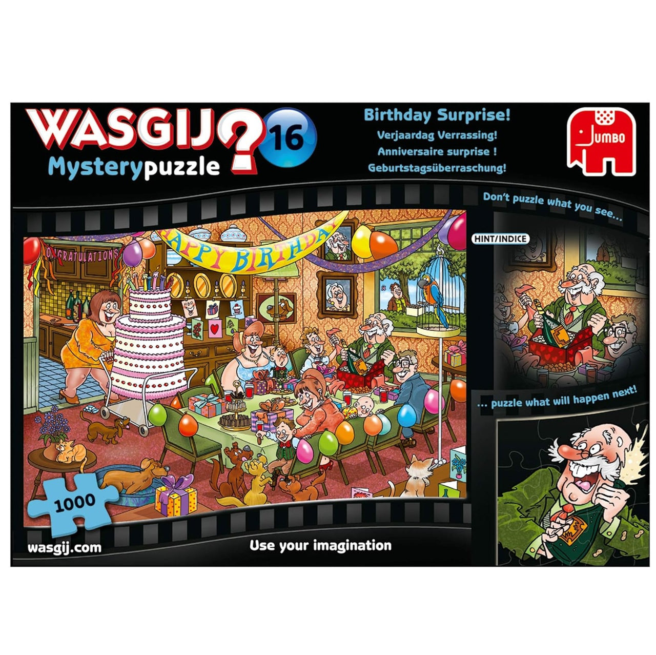 Wasgij 1000 pc Puzzle - Mystery No. 16 - Birthday Surprise