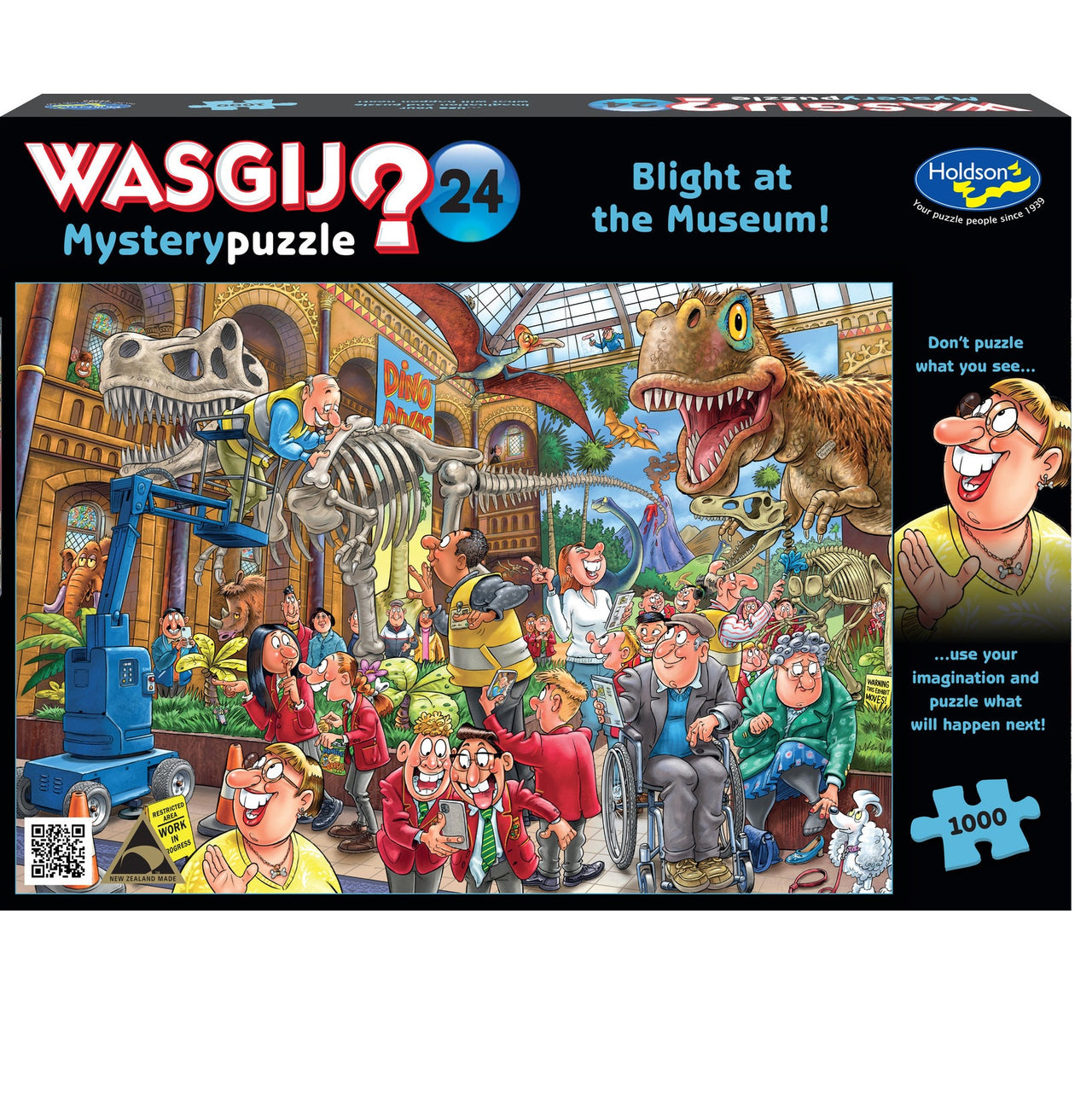 Wasgij 1000 pc Puzzle - Mystery No. 24 - Blight at the  Museum