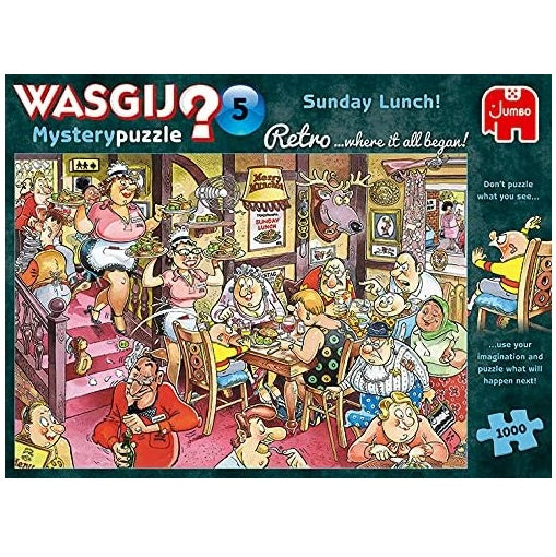 Wasgij 1000 pc Puzzle - Mystery No. 5 - Sunday Lunch