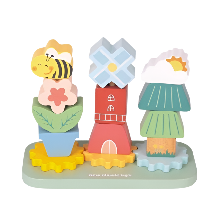 Wooden Stacking Toy - Bee