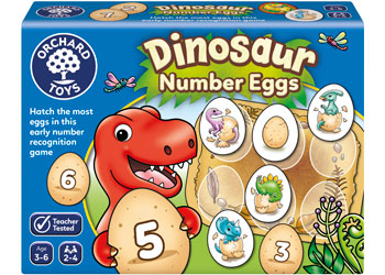 Dinosaur Number Eggs