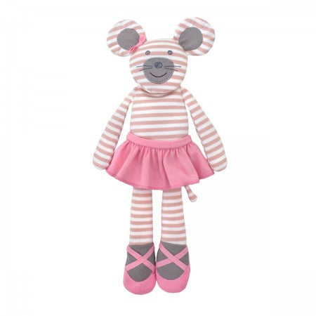 Ballerina Mouse Organic Plush Toy