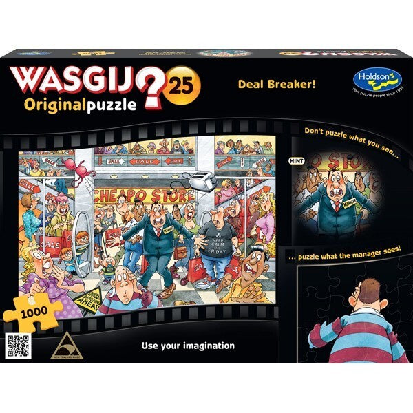 Wasgij 1000 pc Puzzle - Original No. 25 - Deal Breaker