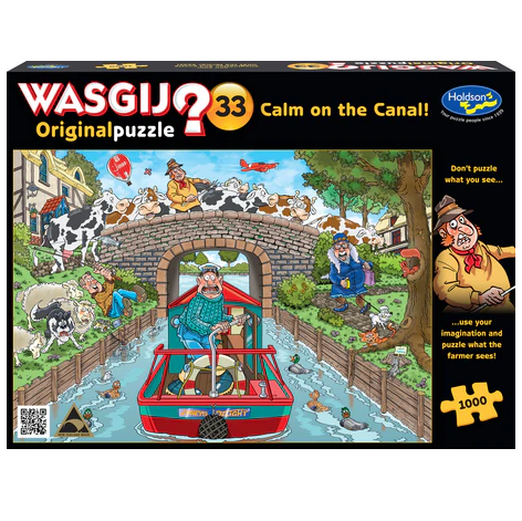 Wasgij 1000 pc Puzzle - Original No. 33 - Calm on the Canal