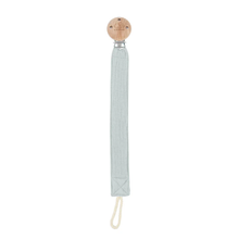 100% Cotton Pacifier Clip - Cool Grey