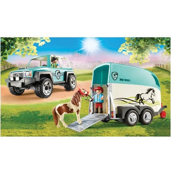 Country - Car with Pony Trailer 70511