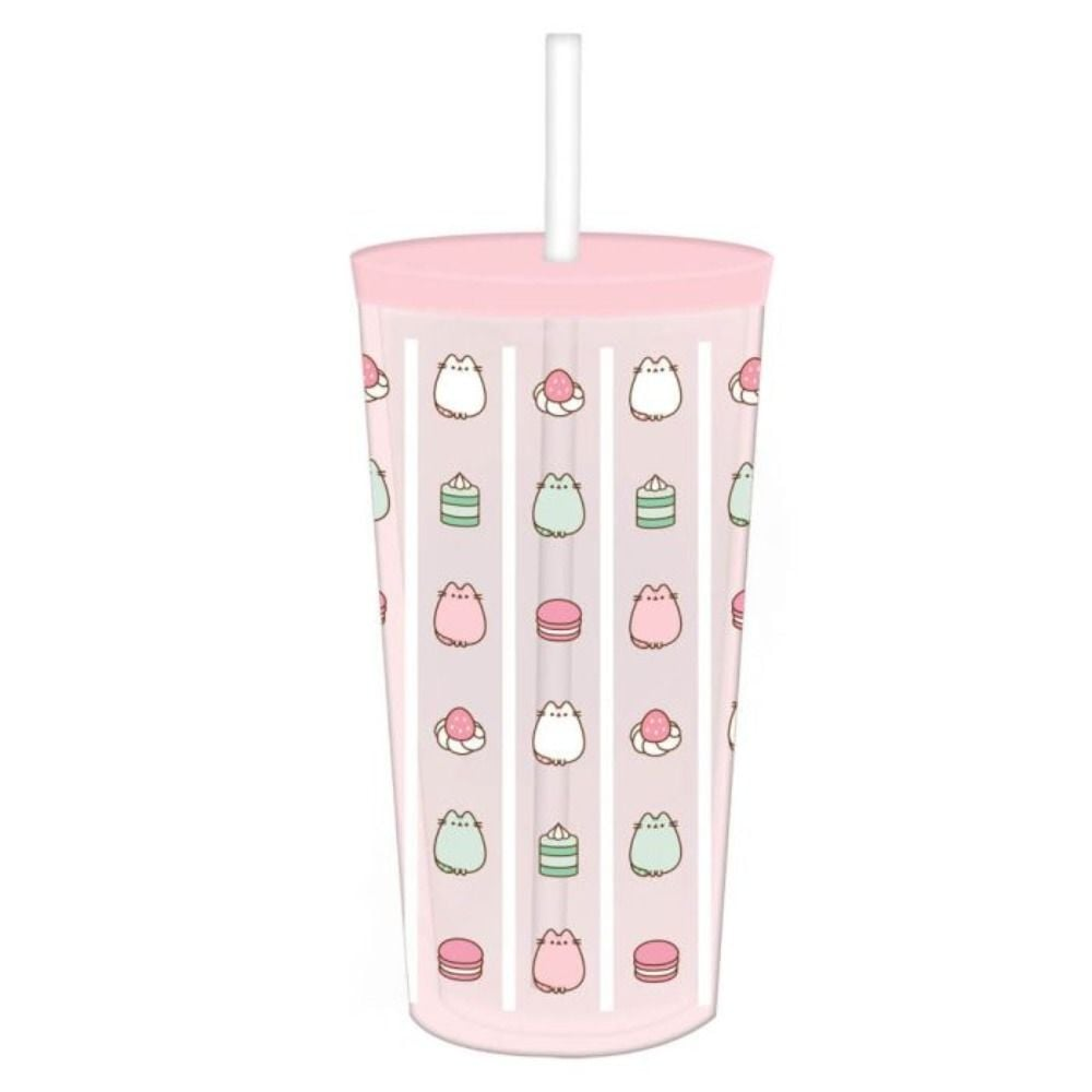 Pusheen Sweets Beaker & Straw