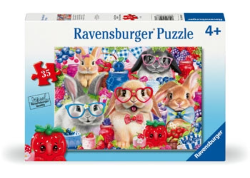 35 pc Puzzle - Bunnies and Berries