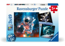 3 x 49 pc Puzzle - Outer Space