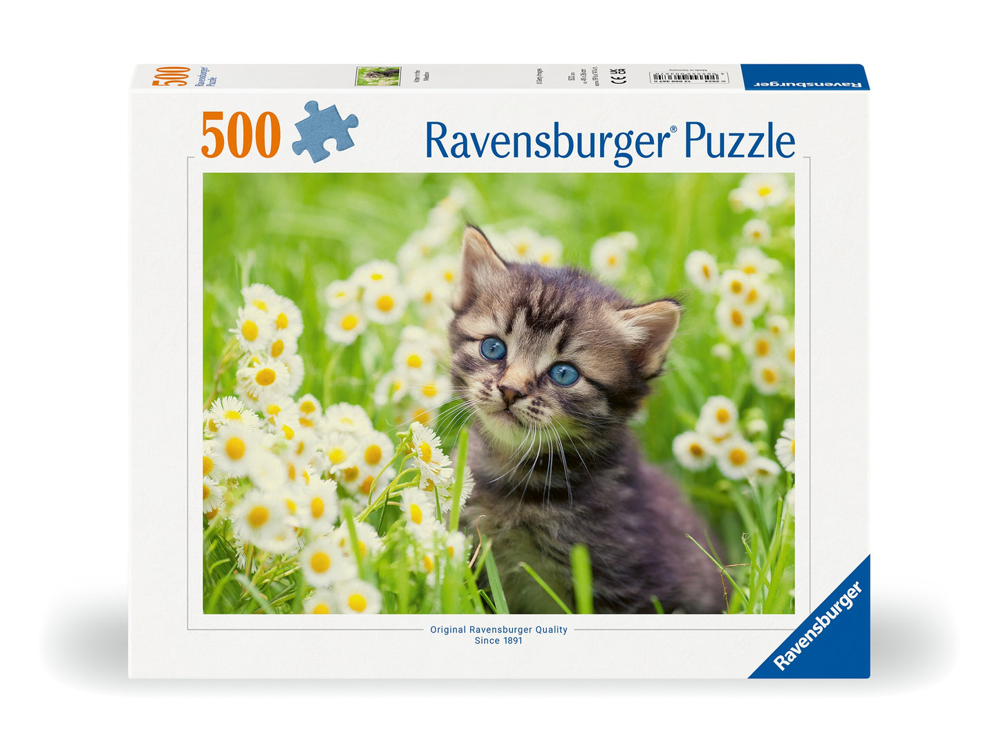 500 pc Puzzle - Kitten in the Meadow