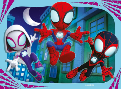 4 in a Box Puzzle - It's Spidey Time!