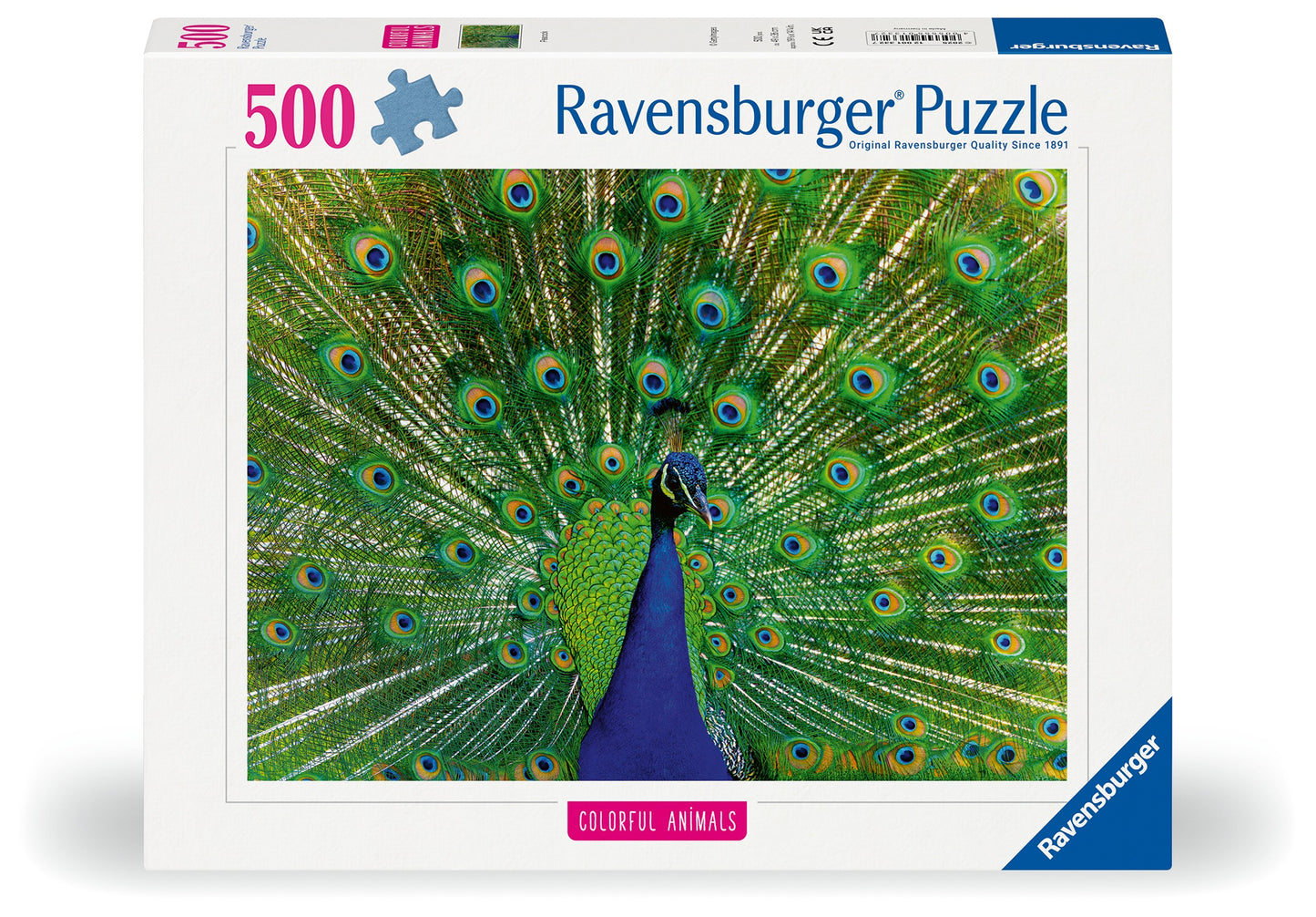 500 pc Puzzle - Peacock