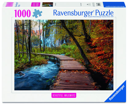 1000 pc Puzzle - Autumnal Wood Trail (Beautiful Walkways)