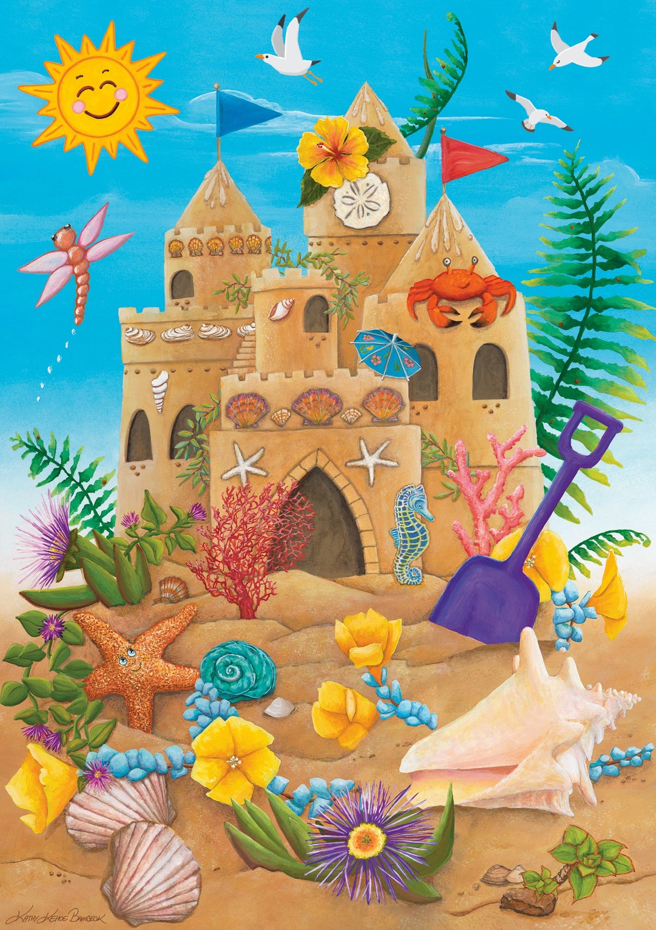 35 pc Puzzle - Sunshine Sandcastle