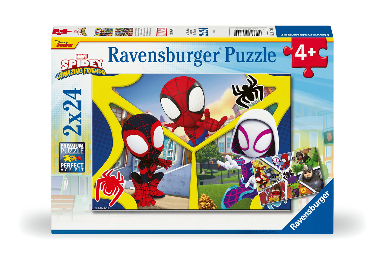 2 x 24 pc Puzzle - Spidey and His Amazing Friends
