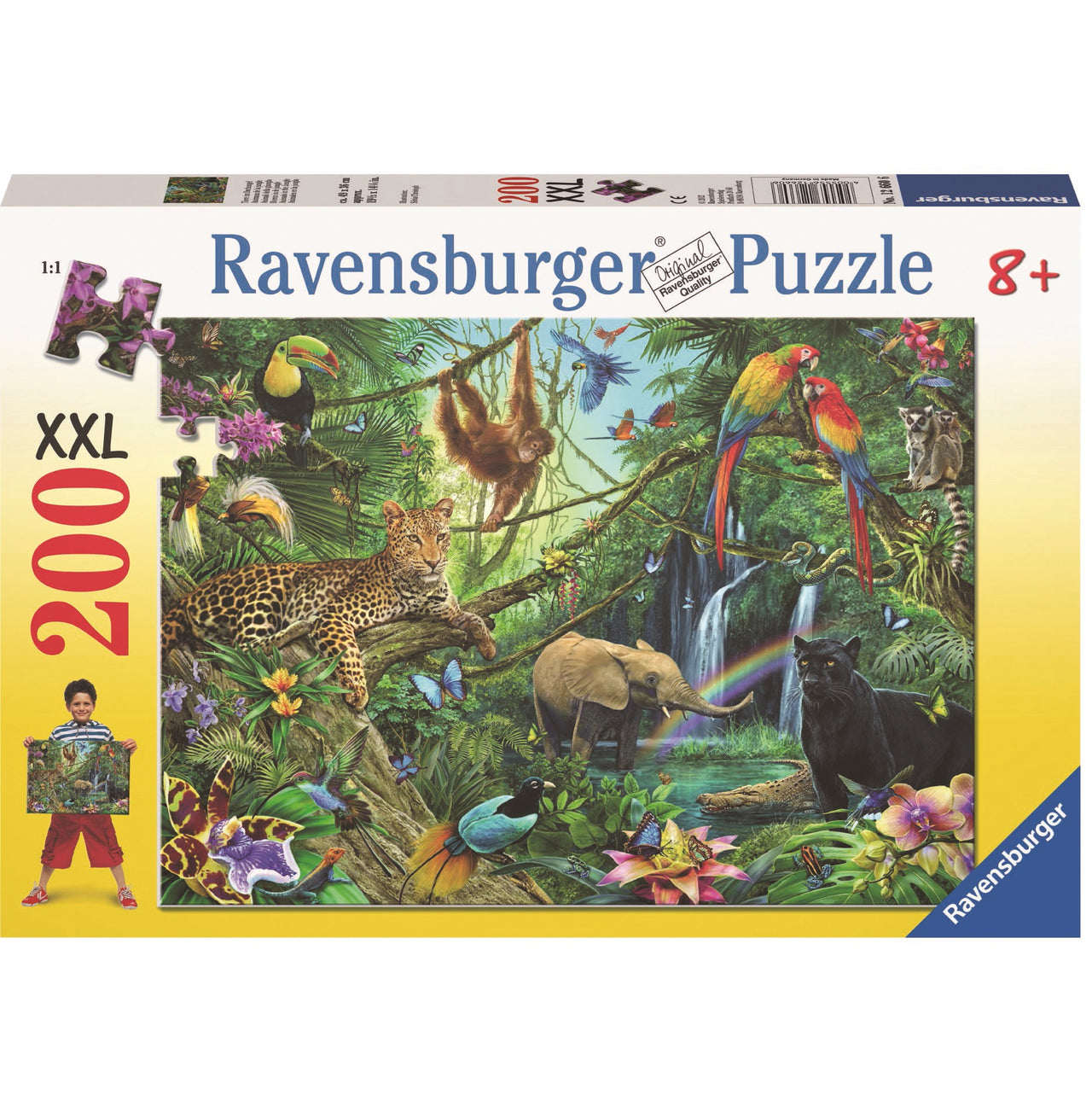 200 pc Puzzle - Animals in the Jungle