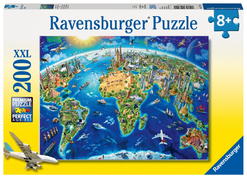 200 pc Puzzle - World Landmarks