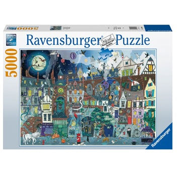 5000 pc Puzzle - Fantasy Victorian Street