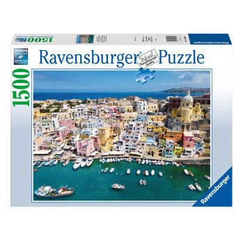 1500 pc Puzzle - Colourful Procida Italy