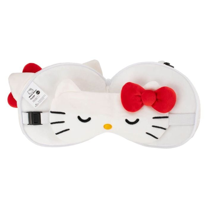 Hello Kitty Travel Pillow and Eye Mask Set