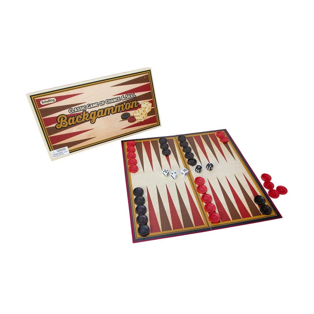 Classic Game Of Chance & Skill- Backgammon