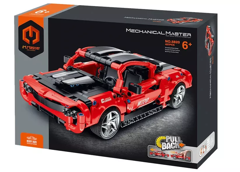 Pull Back Super Car 457pcs