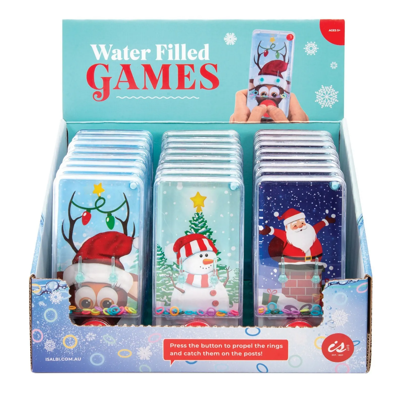 Water Filled Games - Christmas assorted v2