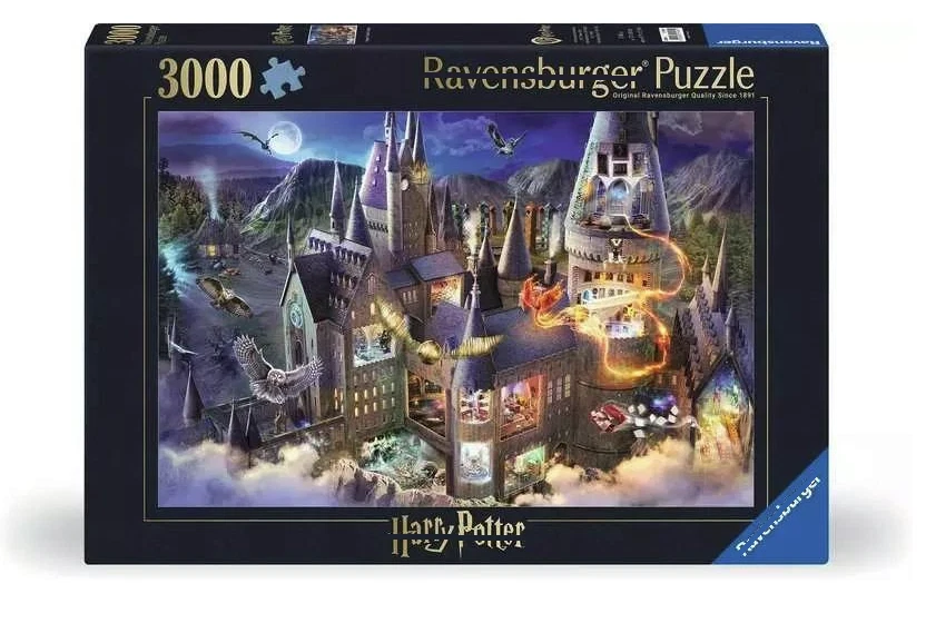 3000 pc Puzzle -Hogwarts Castle Cutaway