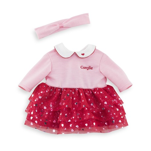 Corolle 14'' Dress & Headband Heart Petals