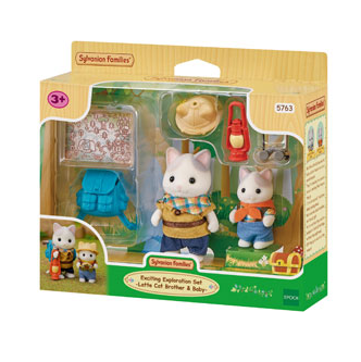 Exciting Exploration Set - Latte Cat Brother & Baby