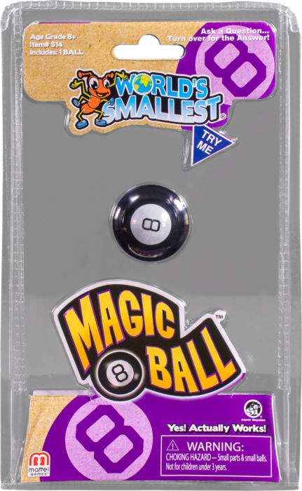 World's Smallest Magic 8 Ball