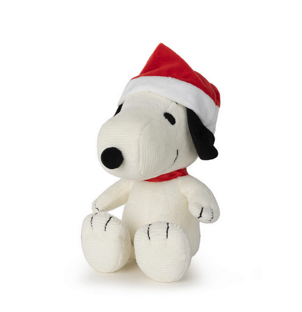 Snoopy Sitting with Christmas Hat - 7"