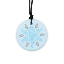 Silicone Pendant - Snowflake White