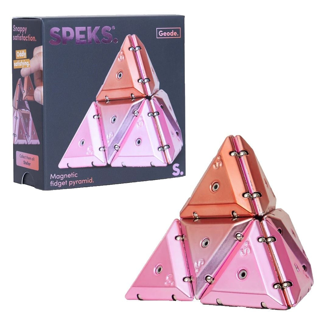 Speks Geode Pyramid Chrome - Stellar
