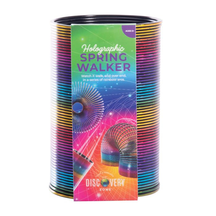 Holographic Spring Walker