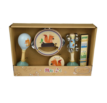 Calm & Breezy  - Woodland 5pc Musical Set