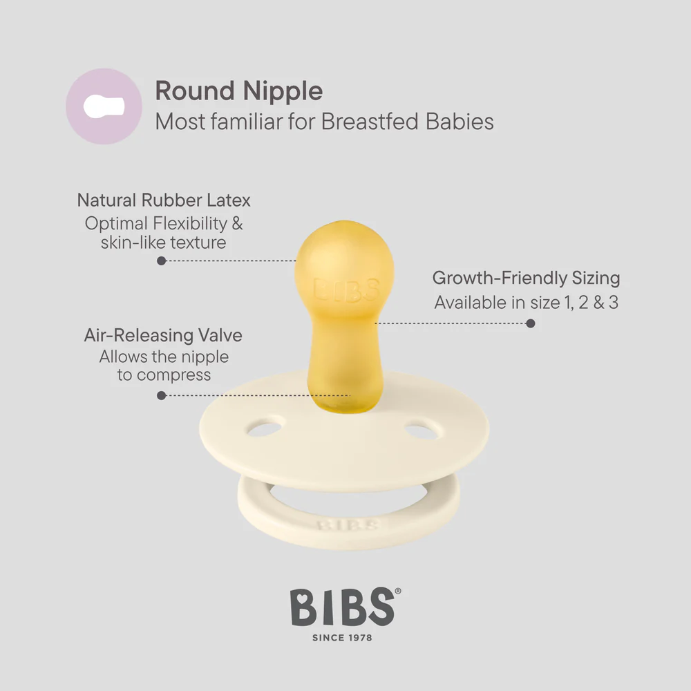 Bibs Pacifier- Studio Fusion Collection - Size 1 (Birth - 6 Months)