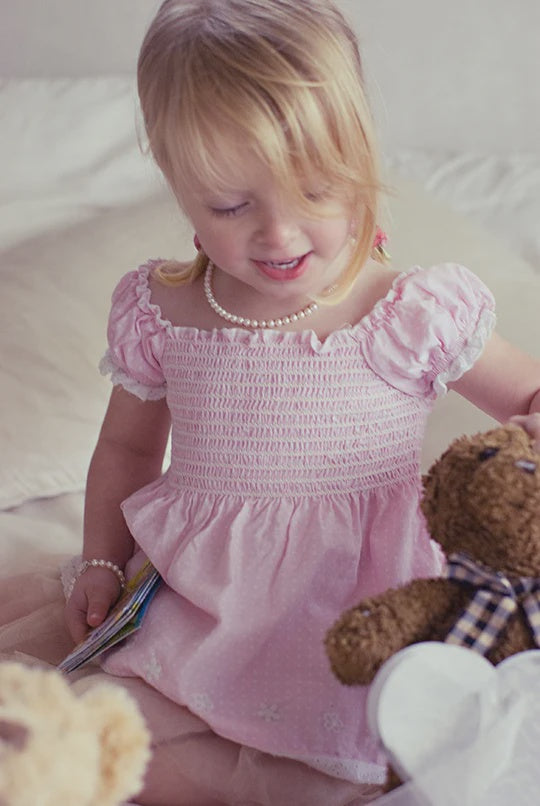 Christening Bracelet and Necklace Set - Little Pearls