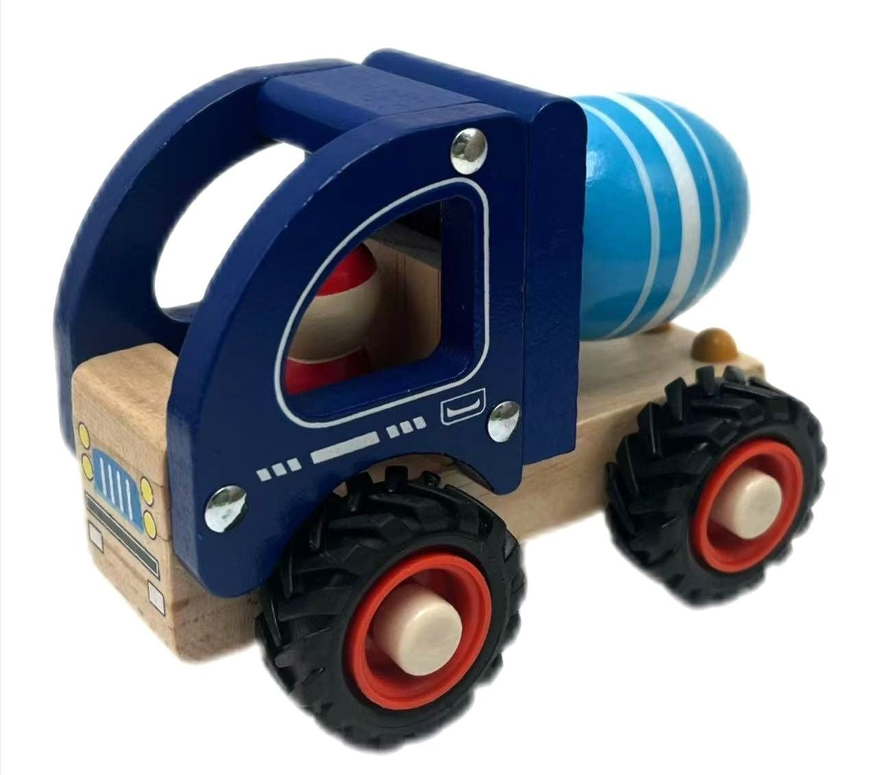 Wooden Wheelie Vehicle - Concrete Mixer