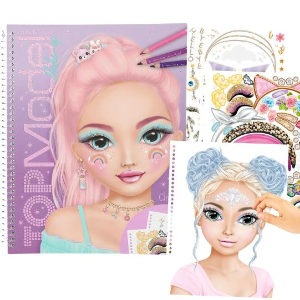 TOPModel Make Up Sticker Book - Christy