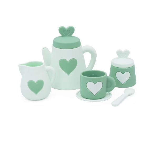 Green Silicone Tea Set