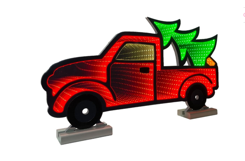 Christmas Truck Infinity Light 70cm