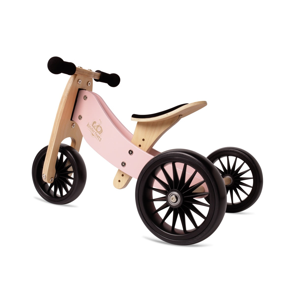 Kinderfeets Tiny Tot PLUS 2 in 1 Balance Bike - Rose