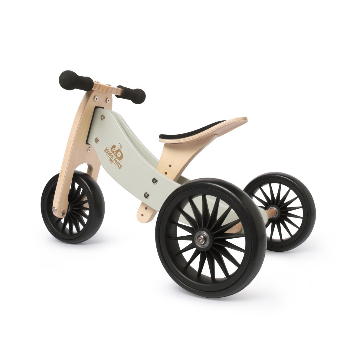 Kinderfeets Tiny Tot PLUS 2 in 1 Balance Bike - Silver Sage