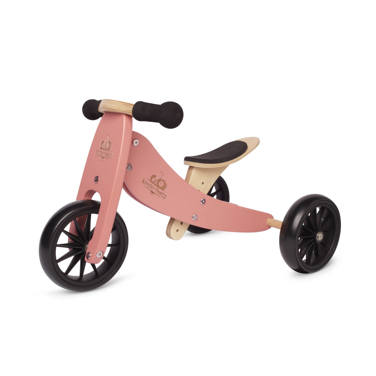 Kinderfeets Tiny Tot 2 in 1 Balance Bike - Coral