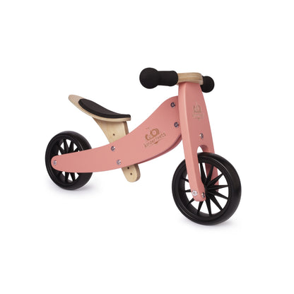 Kinderfeets Tiny Tot 2 in 1 Balance Bike - Coral
